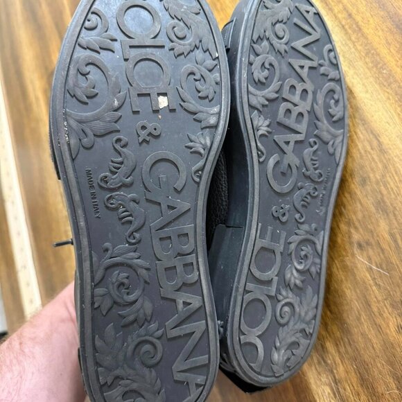 Dolce & Gabbana Alta Bott Sneaker Shoe Size 7 Black - Picture 9 of 9